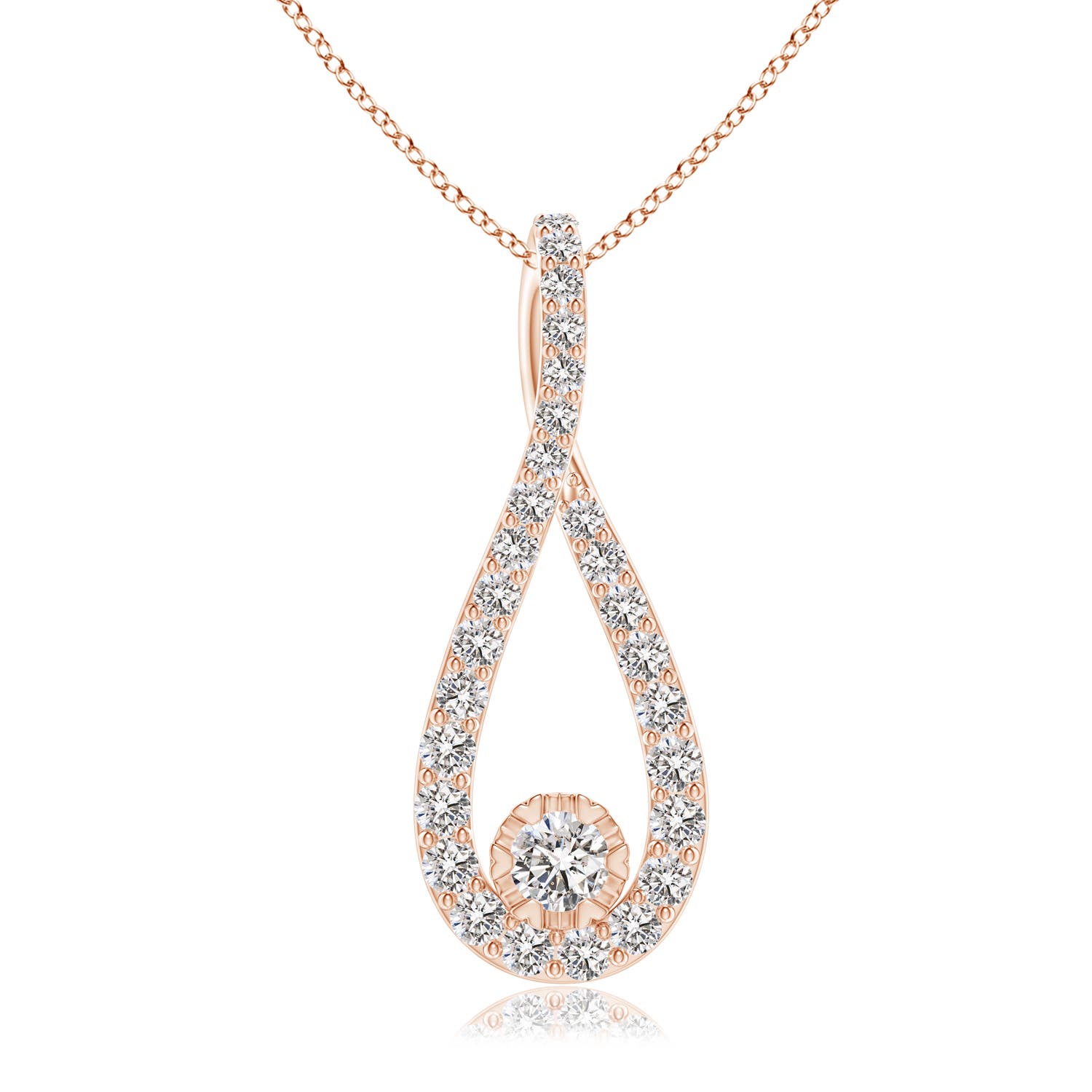 I-J, I1-I2 / 0.5 CT / 14 KT Rose Gold