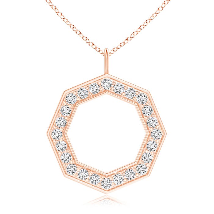 H, SI2 / 0.19 CT / 14 KT Rose Gold