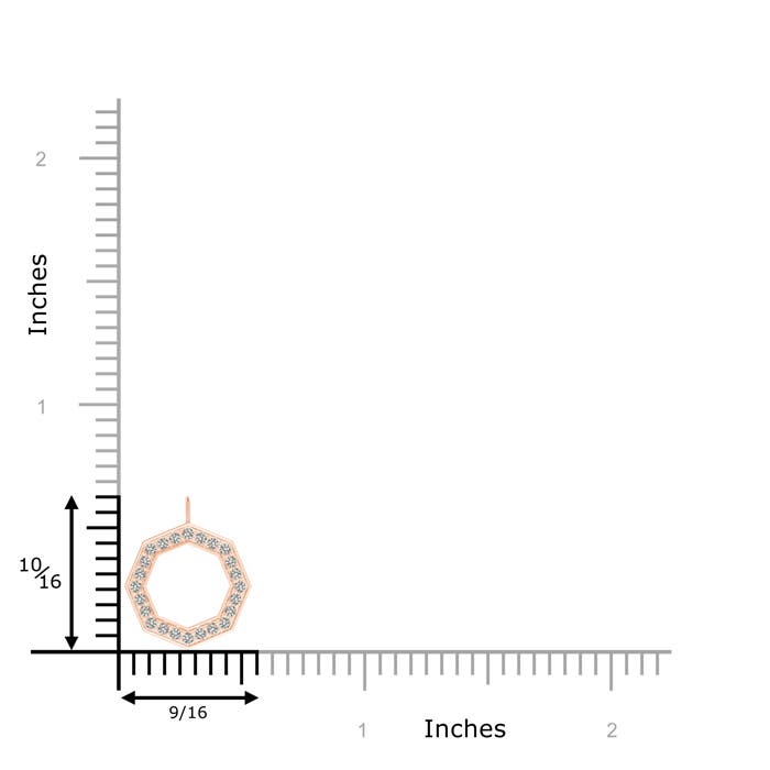 K, I3 / 0.19 CT / 14 KT Rose Gold