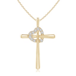 Fashion Yellow Gold Diamond Necklaces & Pendants