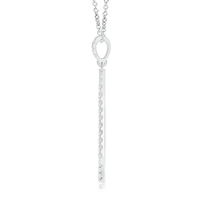 1.7mm GVS2 Diamond Geometric Drop Pendant in P950 Platinum product image