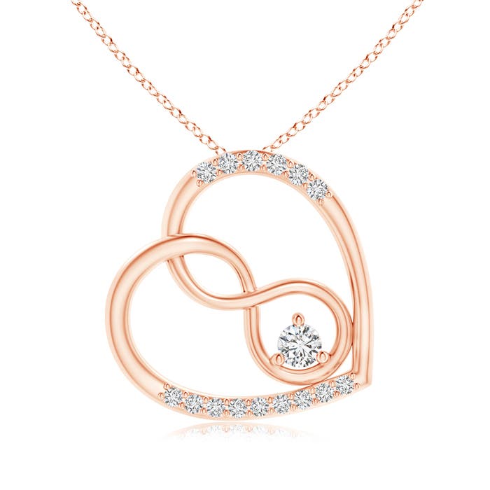 H, SI2 / 0.17 CT / 14 KT Rose Gold