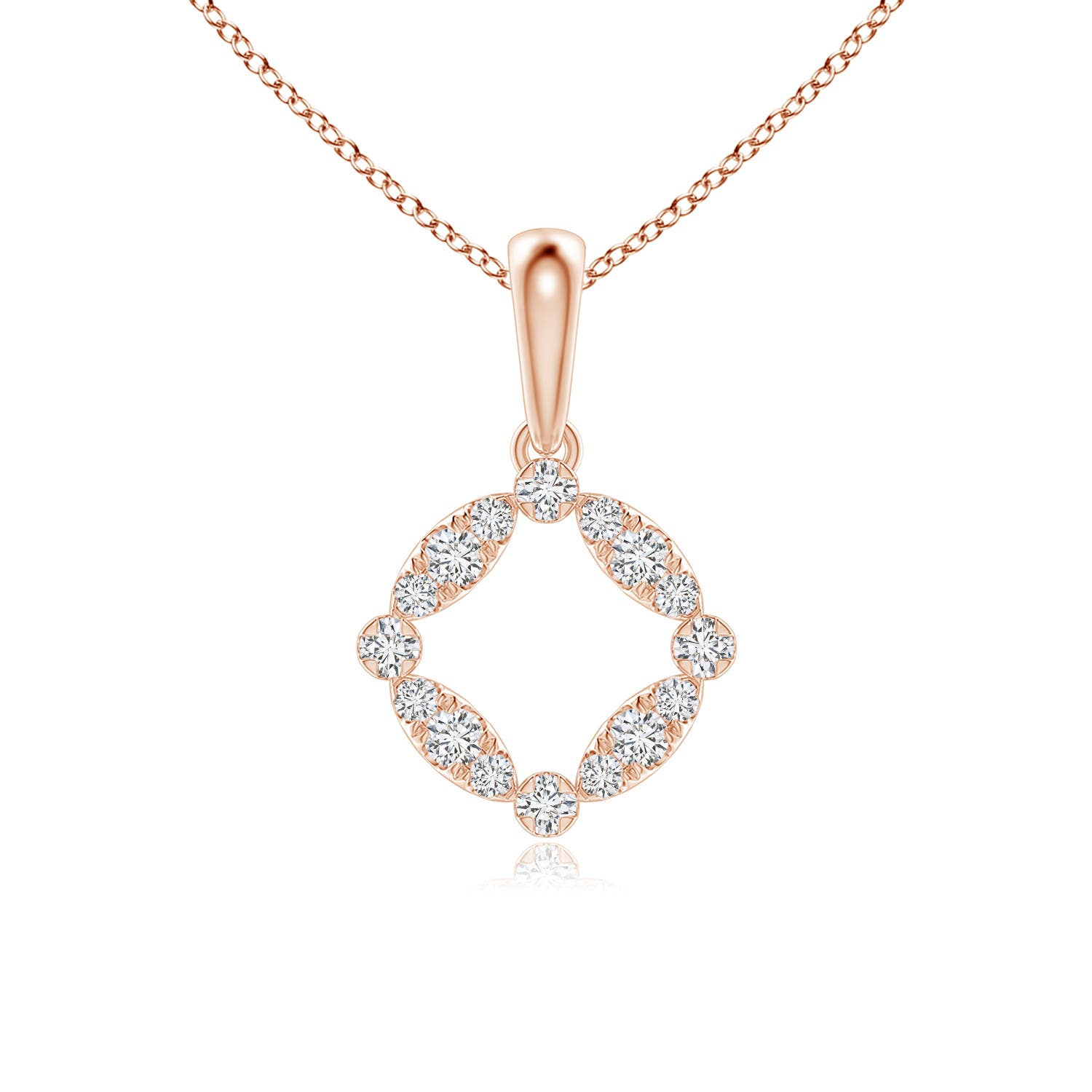 H, SI2 / 0.2 CT / 14 KT Rose Gold