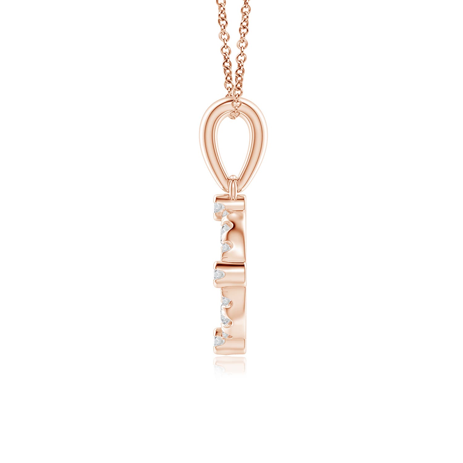 H, SI2 / 0.2 CT / 14 KT Rose Gold