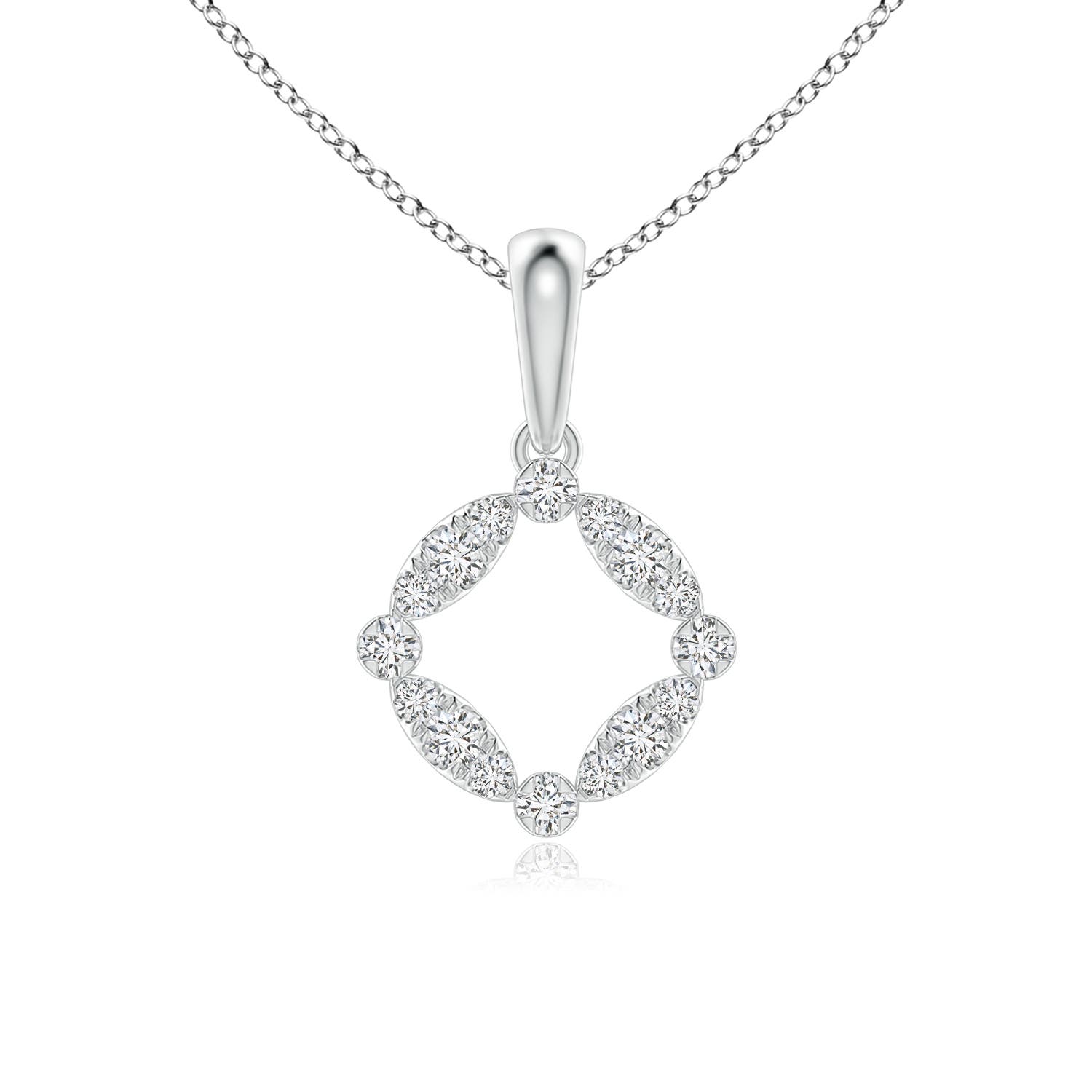 H, SI2 / 0.2 CT / 14 KT White Gold