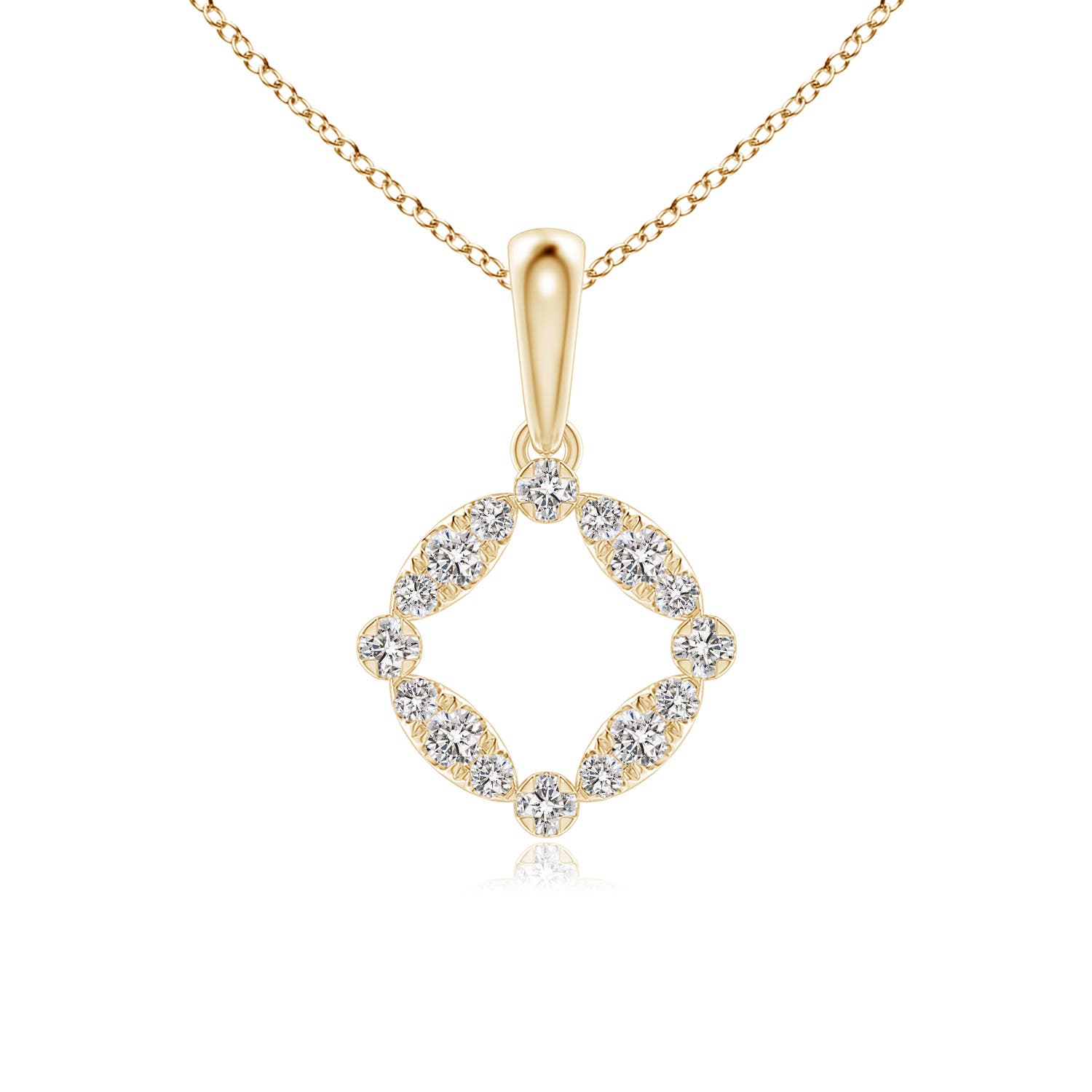 I-J, I1-I2 / 0.2 CT / 14 KT Yellow Gold