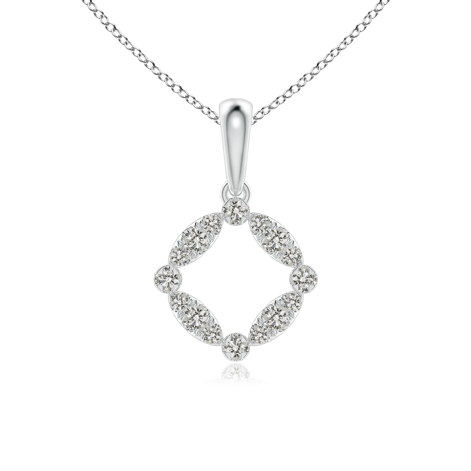 K, I3 / 0.2 CT / 14 KT White Gold