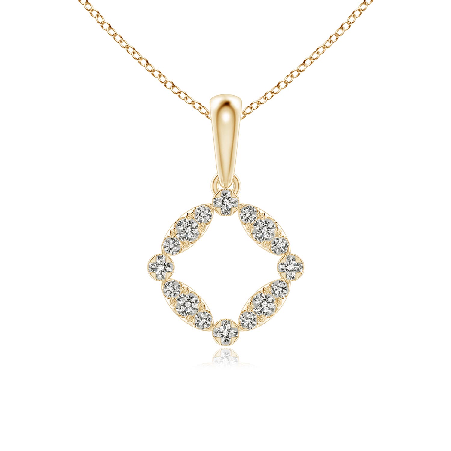 K, I3 / 0.2 CT / 14 KT Yellow Gold