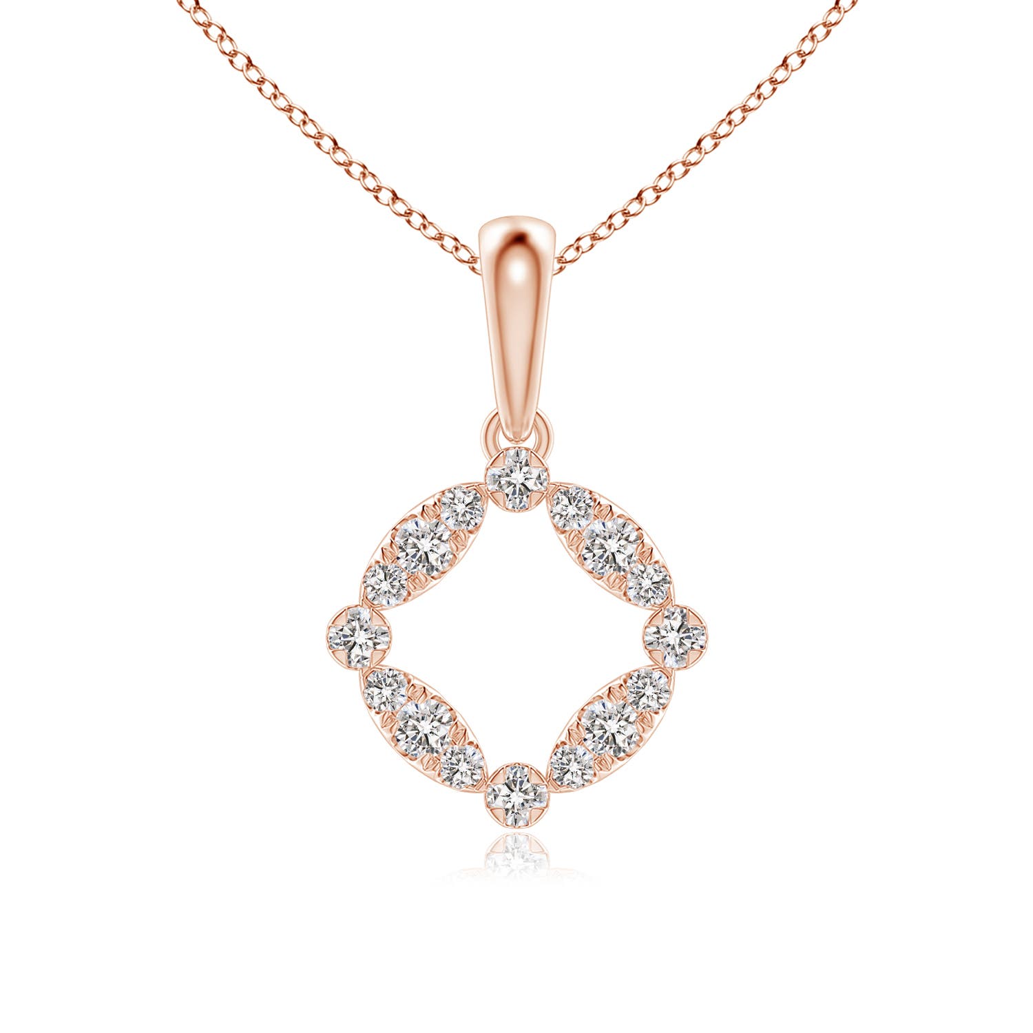 I-J, I1-I2 / 0.26 CT / 14 KT Rose Gold