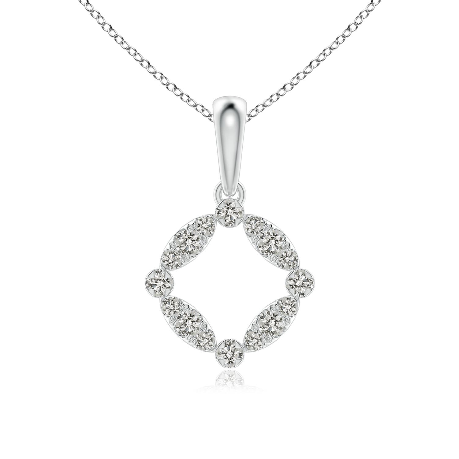 K, I3 / 0.26 CT / 14 KT White Gold