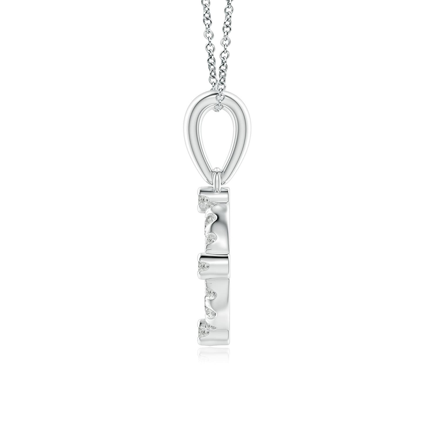 K, I3 / 0.26 CT / 14 KT White Gold