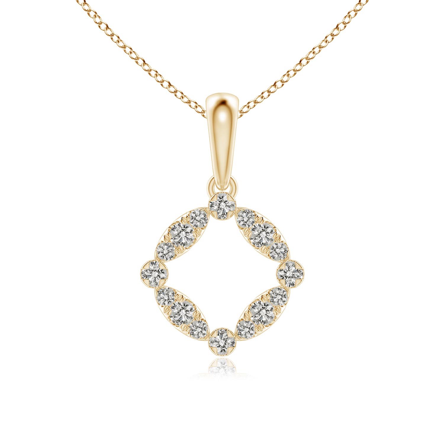 K, I3 / 0.26 CT / 14 KT Yellow Gold