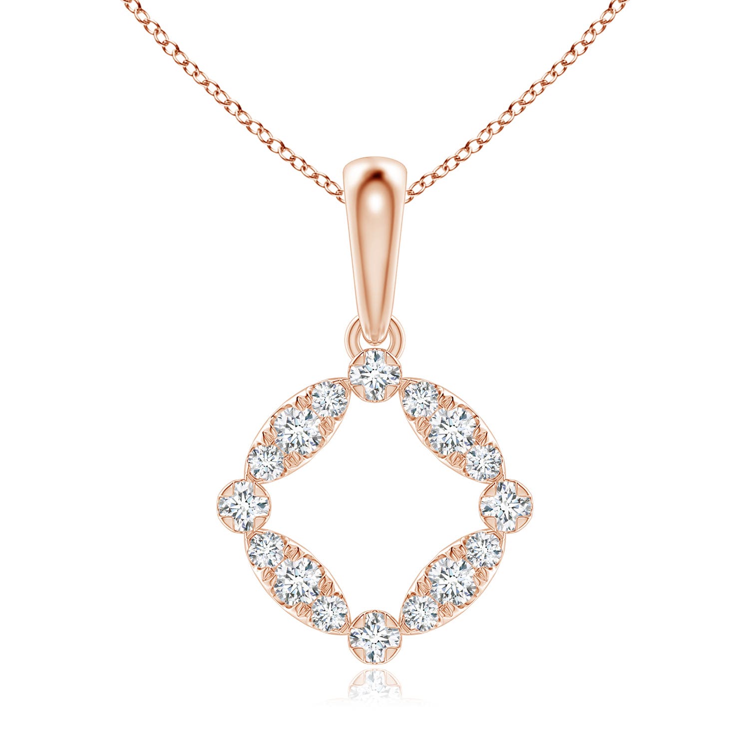 G, VS2 / 0.38 CT / 14 KT Rose Gold