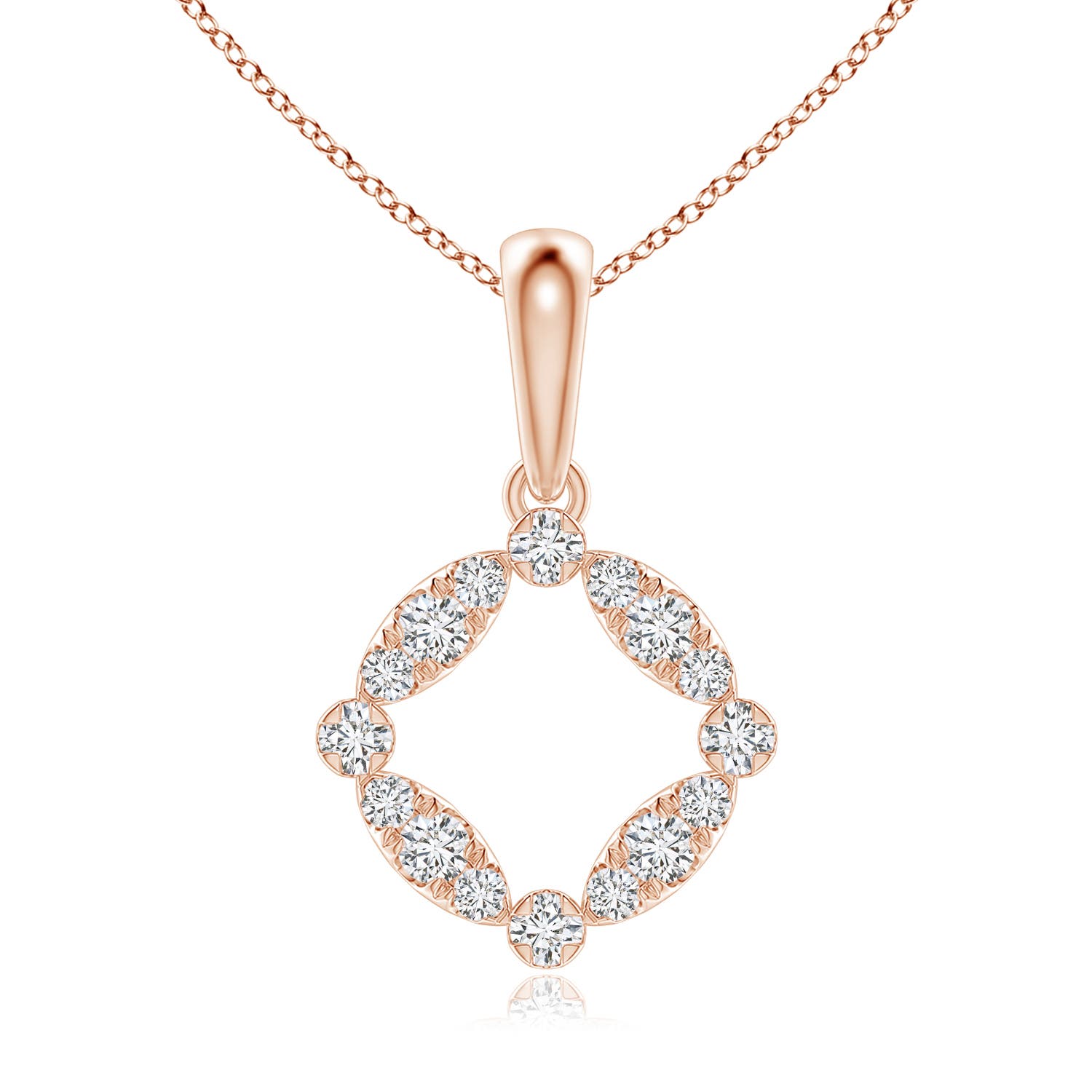 H, SI2 / 0.38 CT / 14 KT Rose Gold