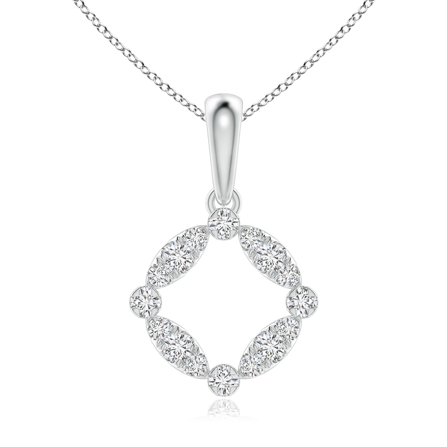 H, SI2 / 0.38 CT / 14 KT White Gold