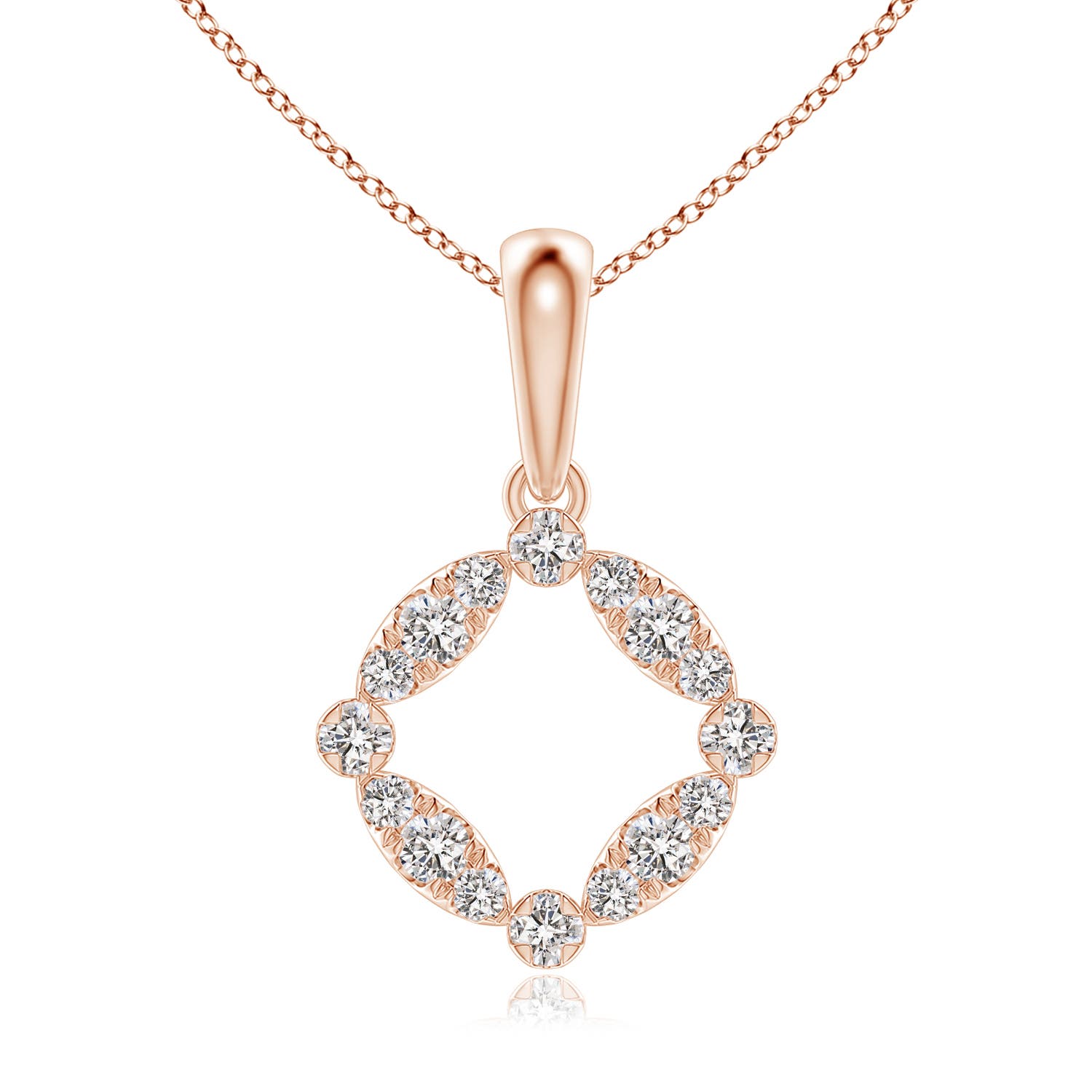 I-J, I1-I2 / 0.38 CT / 14 KT Rose Gold