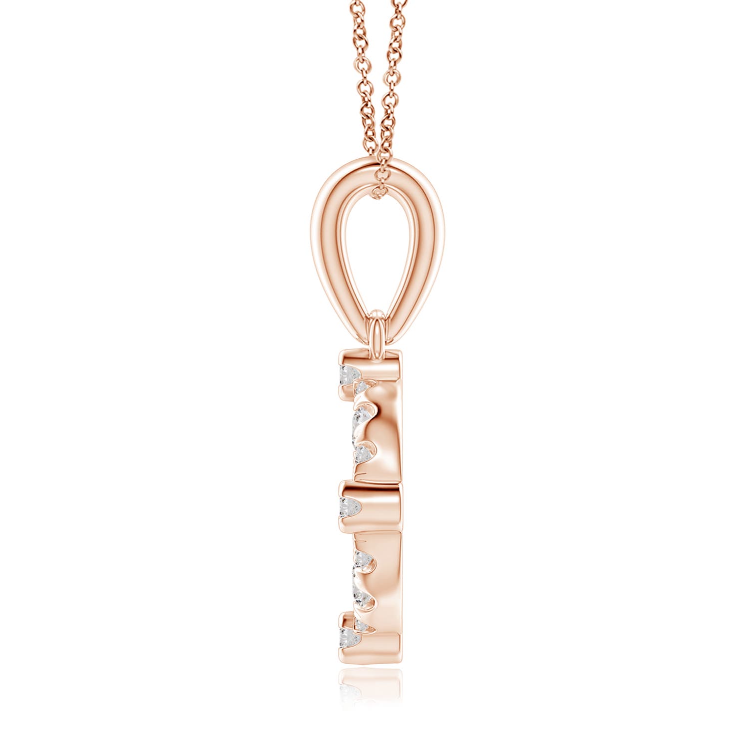 I-J, I1-I2 / 0.38 CT / 14 KT Rose Gold