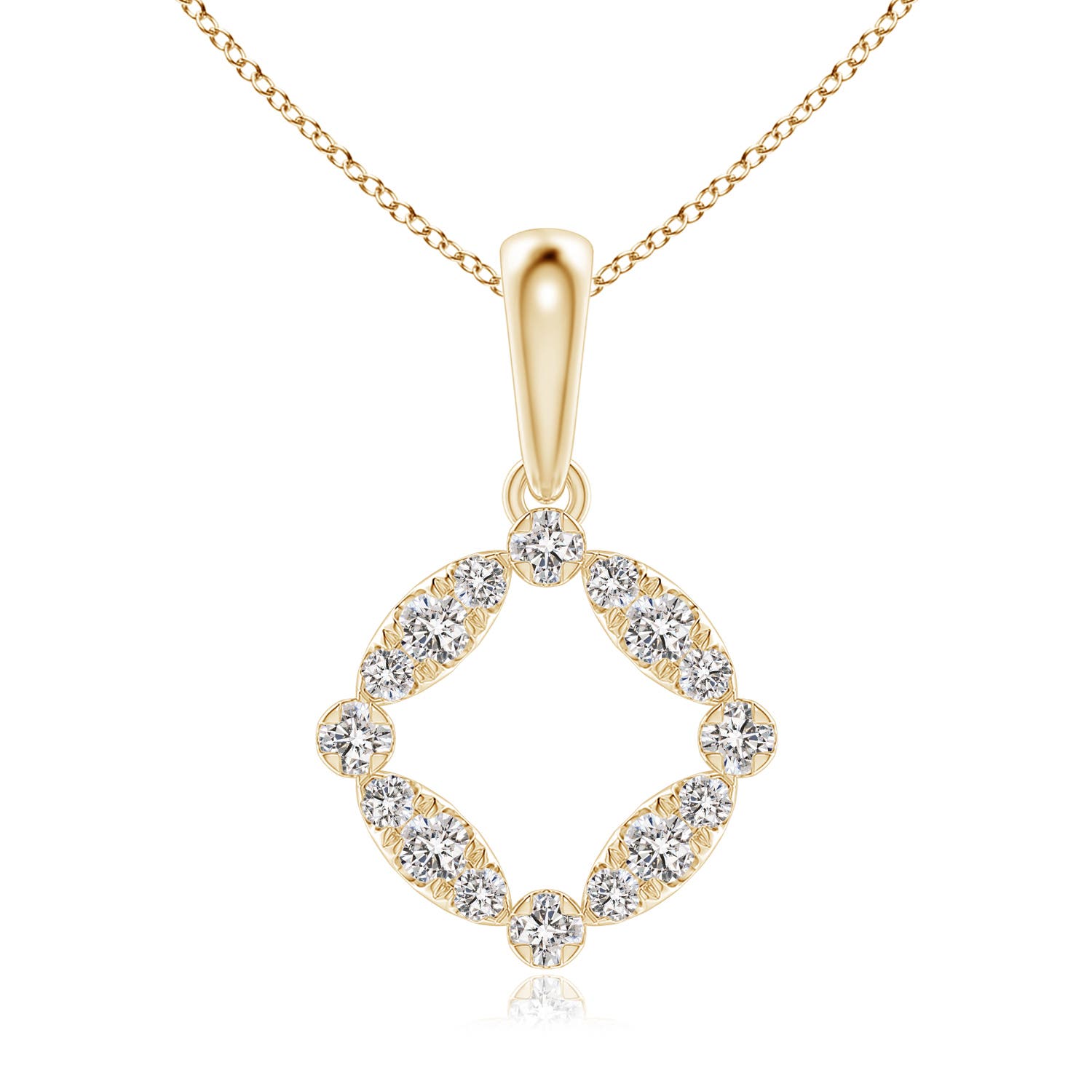 I-J, I1-I2 / 0.38 CT / 14 KT Yellow Gold