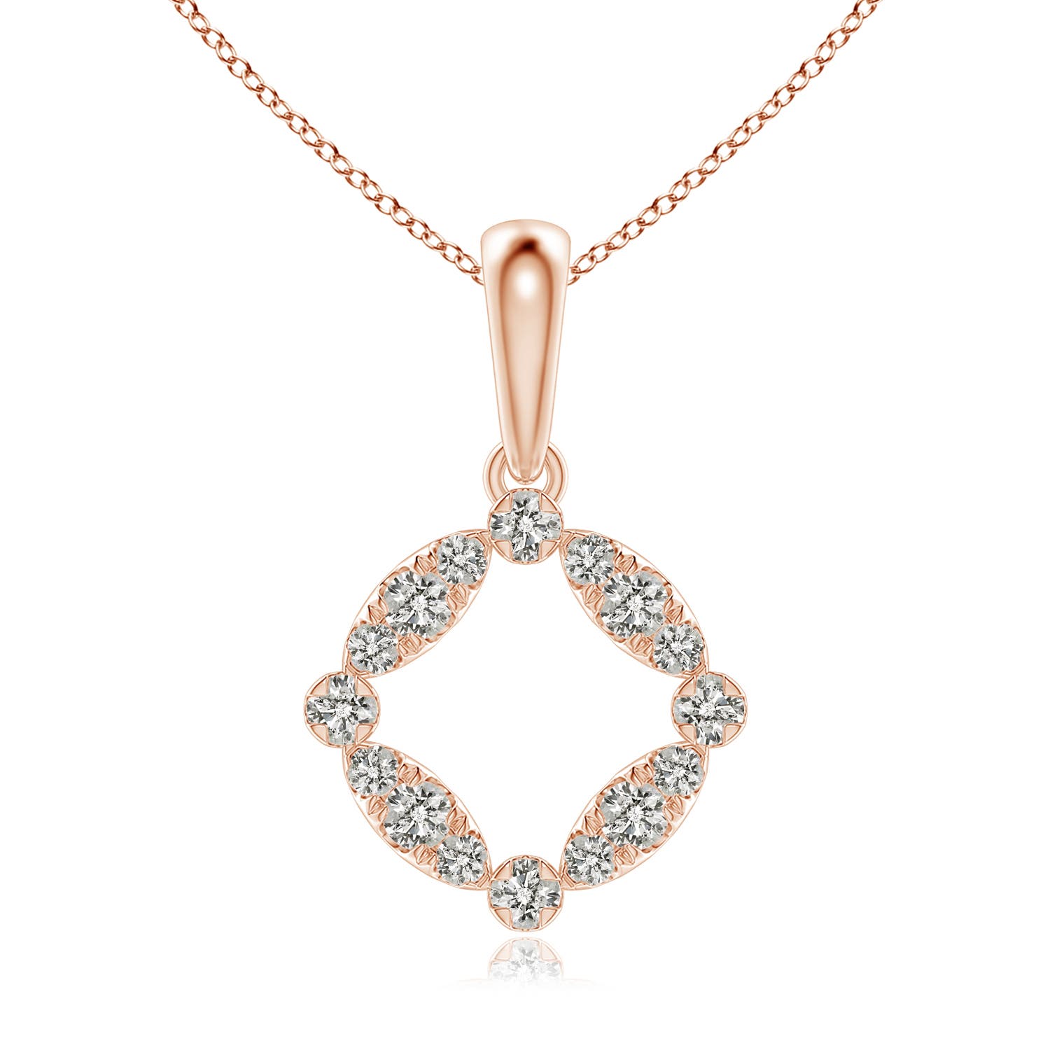 K, I3 / 0.38 CT / 14 KT Rose Gold