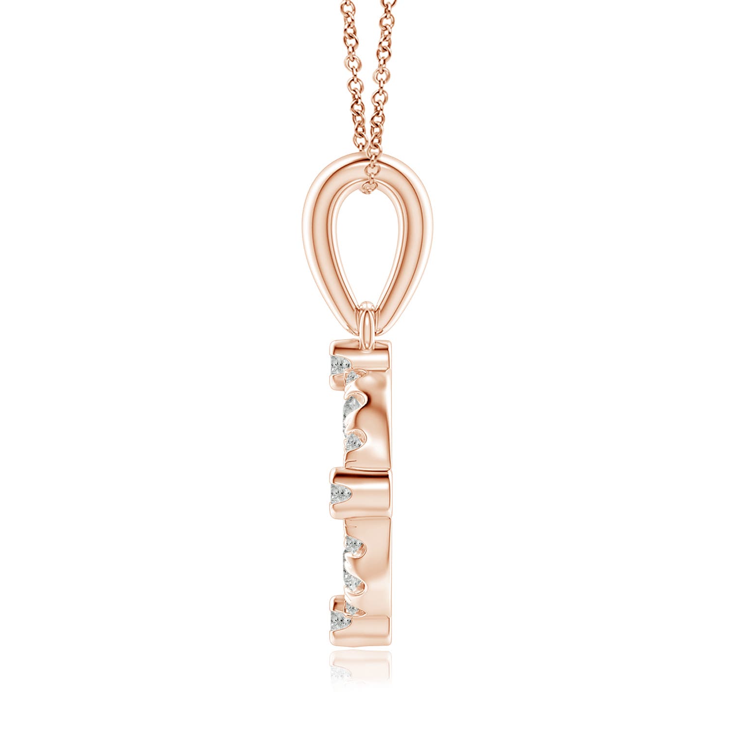 K, I3 / 0.38 CT / 14 KT Rose Gold