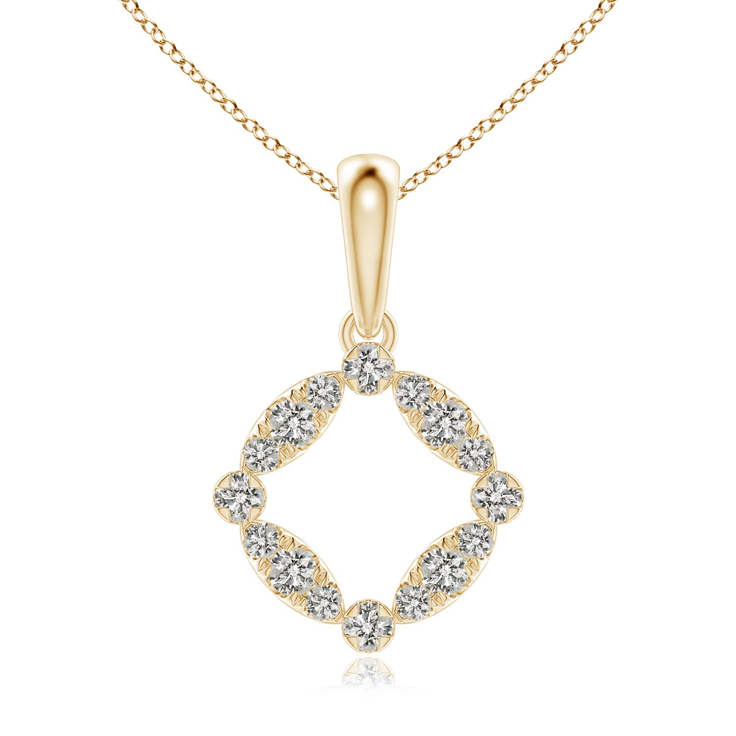 K, I3 / 0.38 CT / 14 KT Yellow Gold