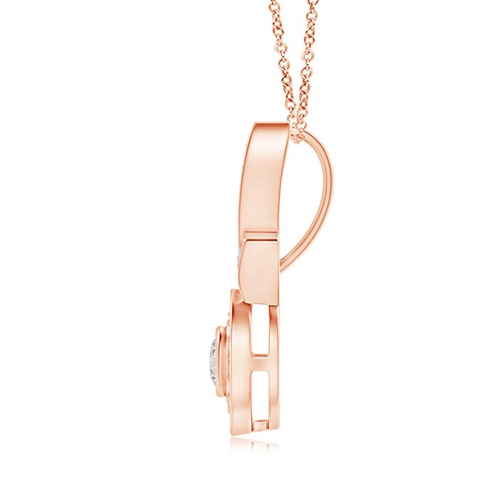 H, SI2 / 0.22 CT / 14 KT Rose Gold