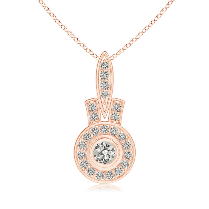 K, I3 / 0.22 CT / 14 KT Rose Gold