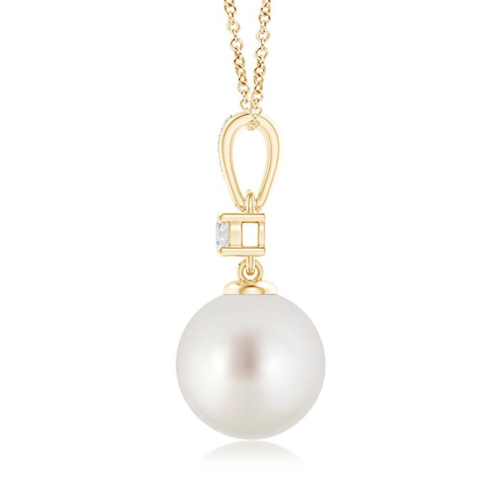 AAA - South Sea Cultured Pearl / 7.32 CT / 14 KT Yellow Gold