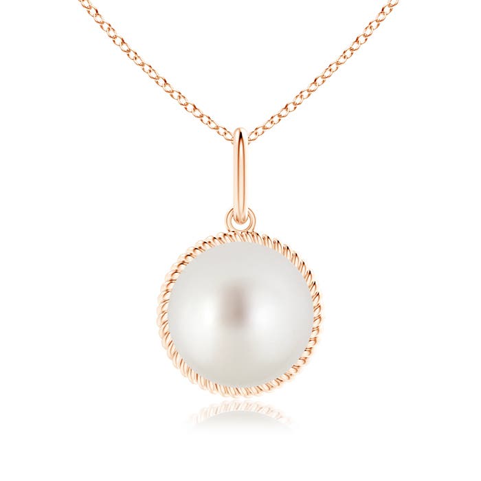 AAA - South Sea Cultured Pearl / 7.2 CT / 14 KT Rose Gold