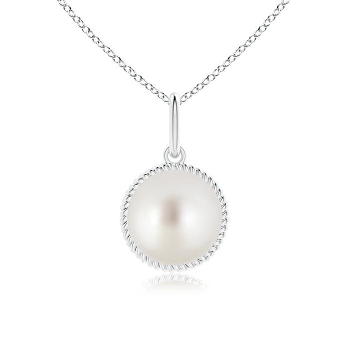 AAA - South Sea Cultured Pearl / 5.25 CT / 14 KT White Gold