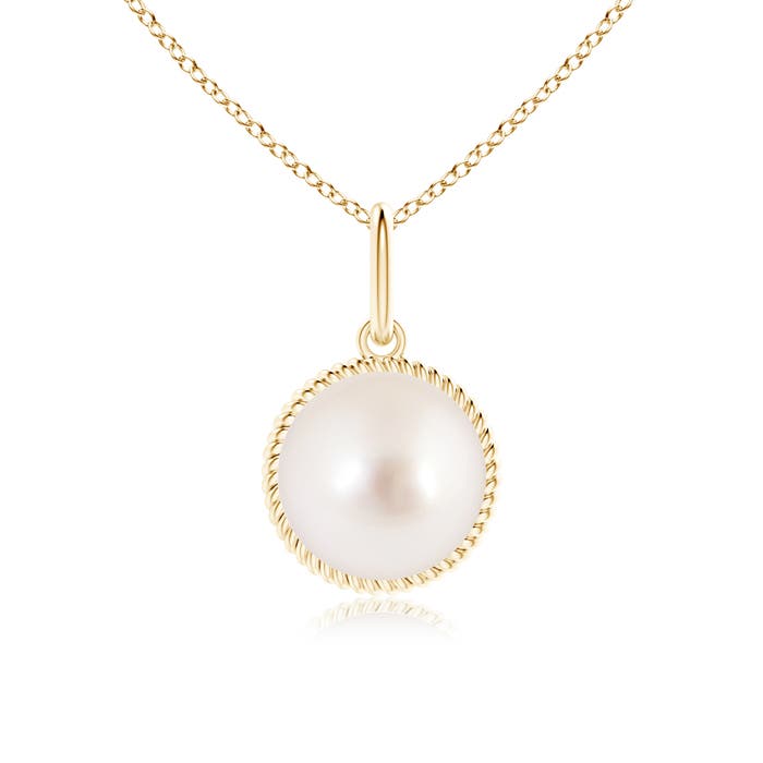 AAAA - South Sea Cultured Pearl / 5.25 CT / 14 KT Yellow Gold