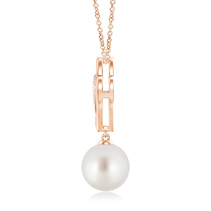 AAA - South Sea Cultured Pearl / 7.25 CT / 14 KT Rose Gold