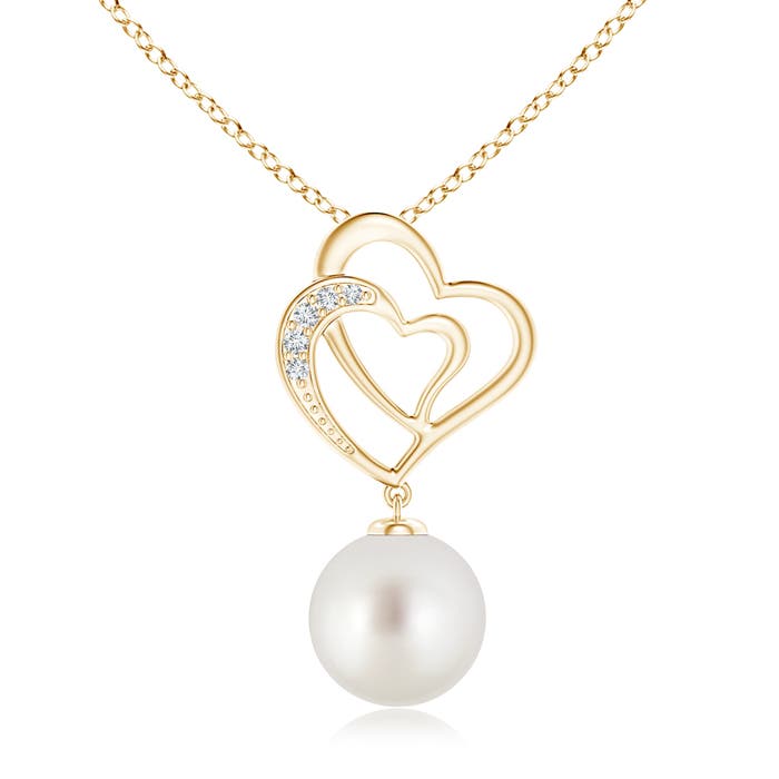 AAA - South Sea Cultured Pearl / 7.25 CT / 14 KT Yellow Gold