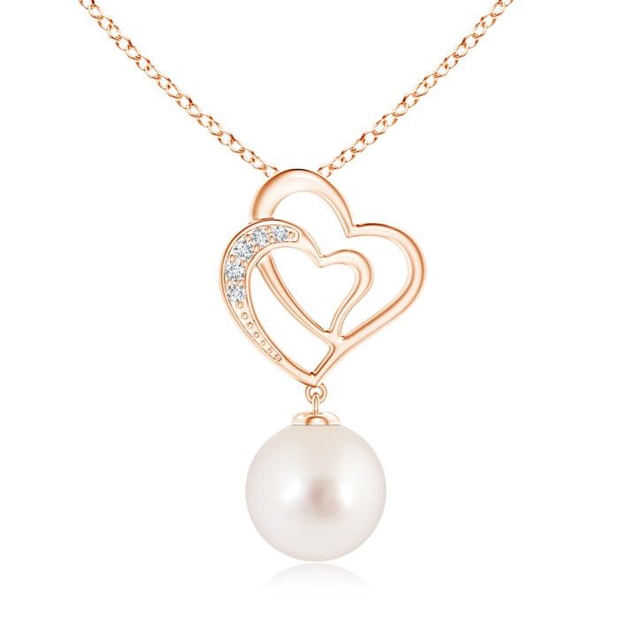 AAAA - South Sea Cultured Pearl / 7.25 CT / 14 KT Rose Gold