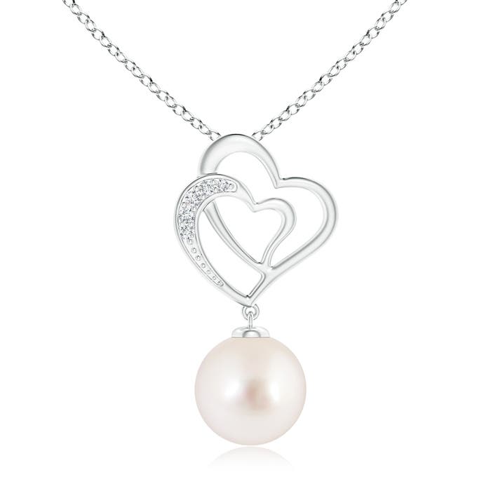 AAAA - South Sea Cultured Pearl / 7.25 CT / 14 KT White Gold