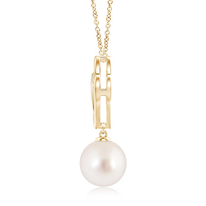 AAAA - South Sea Cultured Pearl / 7.25 CT / 14 KT Yellow Gold