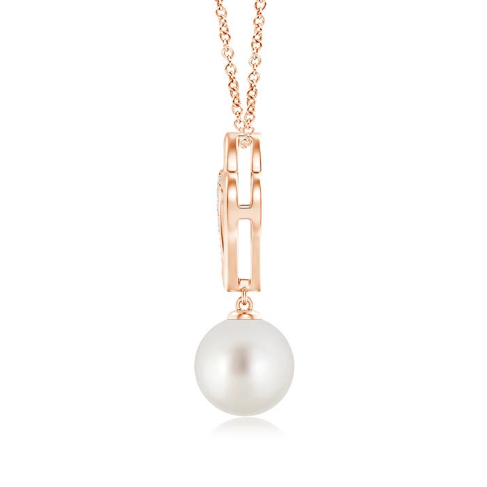 AAA - South Sea Cultured Pearl / 5.29 CT / 14 KT Rose Gold