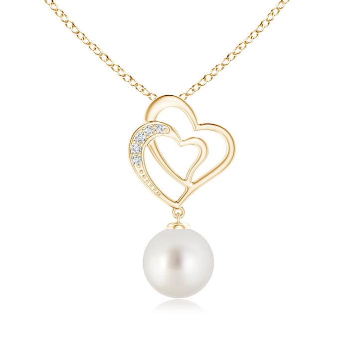 AAA - South Sea Cultured Pearl / 5.29 CT / 14 KT Yellow Gold