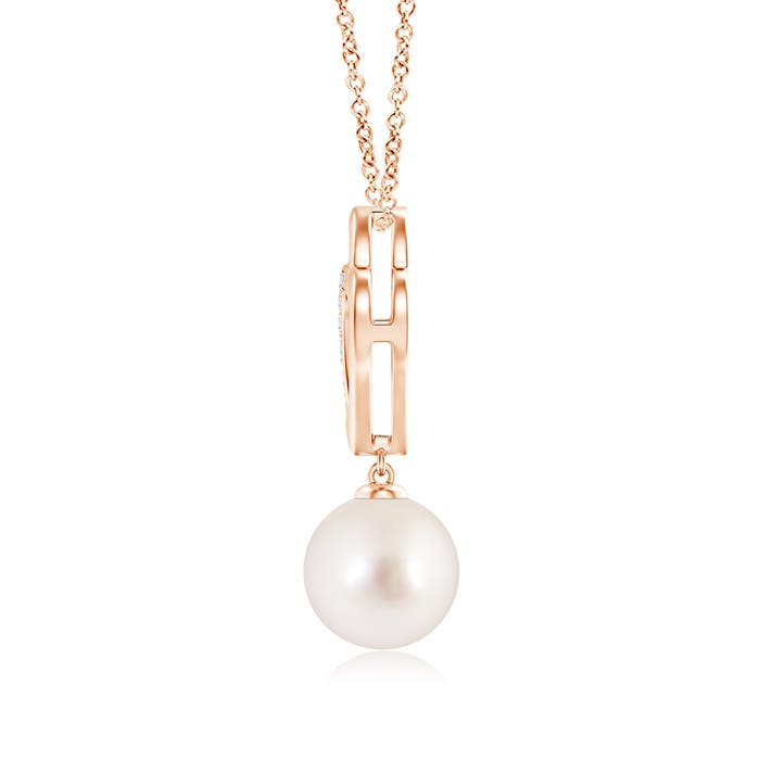 AAAA - South Sea Cultured Pearl / 5.29 CT / 14 KT Rose Gold