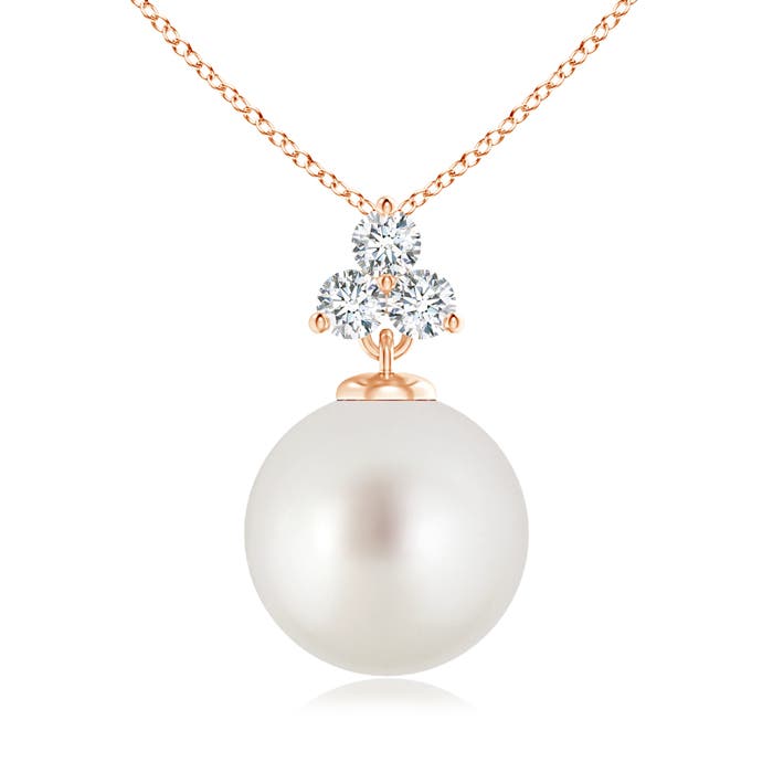 AAA - South Sea Cultured Pearl / 7.37 CT / 14 KT Rose Gold