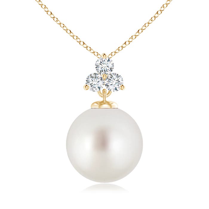 AAA - South Sea Cultured Pearl / 7.37 CT / 14 KT Yellow Gold