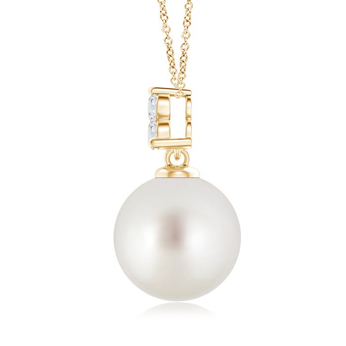 AAA - South Sea Cultured Pearl / 7.37 CT / 14 KT Yellow Gold