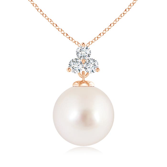 AAAA - South Sea Cultured Pearl / 7.37 CT / 14 KT Rose Gold