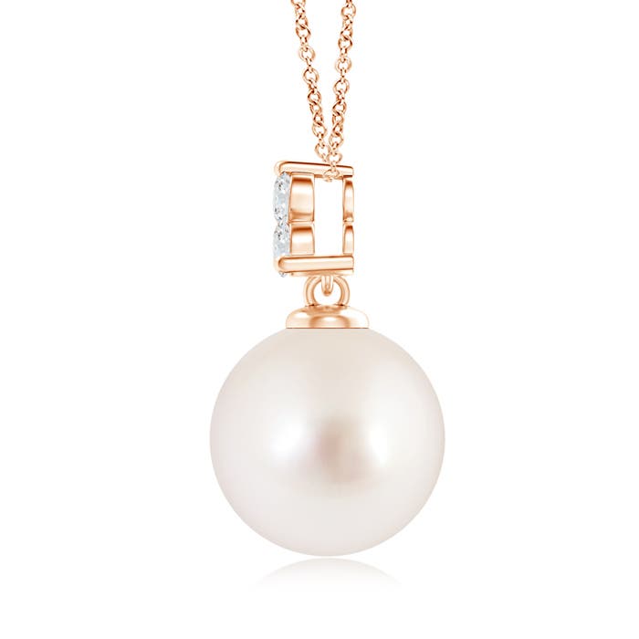 AAAA - South Sea Cultured Pearl / 7.37 CT / 14 KT Rose Gold