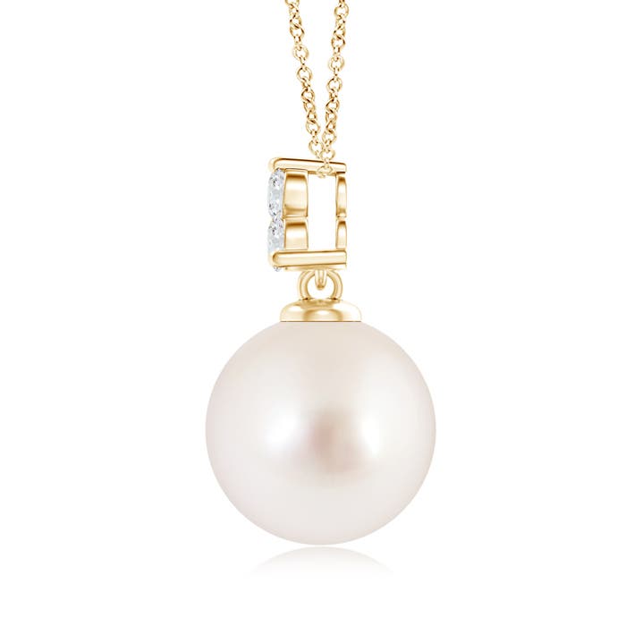 AAAA - South Sea Cultured Pearl / 7.37 CT / 14 KT Yellow Gold