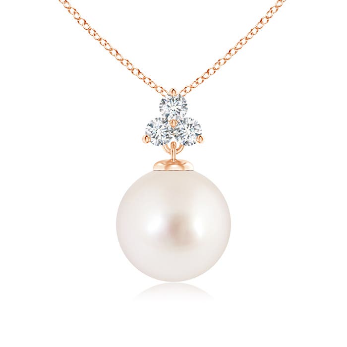 AAAA - South Sea Cultured Pearl / 5.38 CT / 14 KT Rose Gold