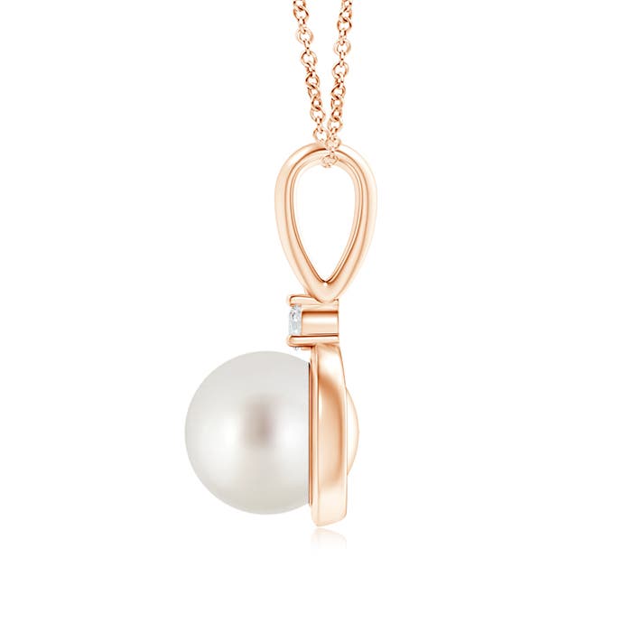 AAA - South Sea Cultured Pearl / 7.3 CT / 14 KT Rose Gold