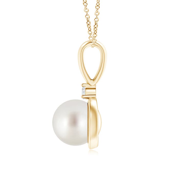 AAA - South Sea Cultured Pearl / 7.3 CT / 14 KT Yellow Gold