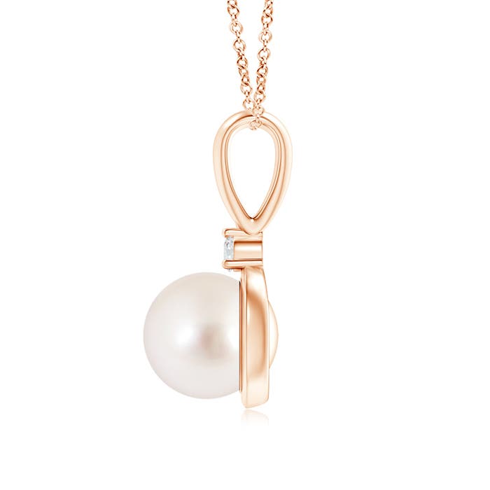 AAAA - South Sea Cultured Pearl / 7.3 CT / 14 KT Rose Gold