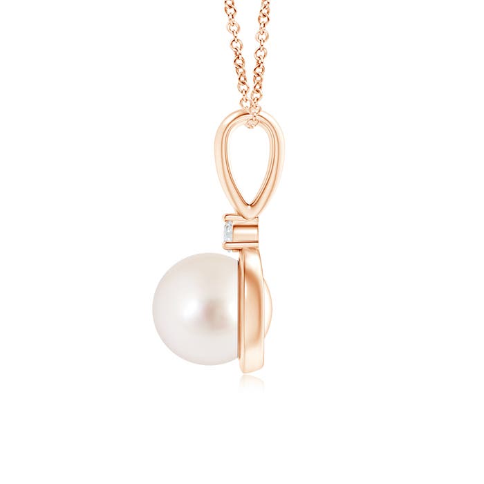 AAAA - South Sea Cultured Pearl / 5.32 CT / 14 KT Rose Gold